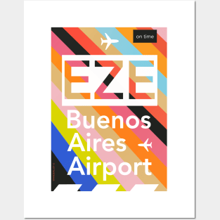 EZE BUENOS AIRES airport Posters and Art